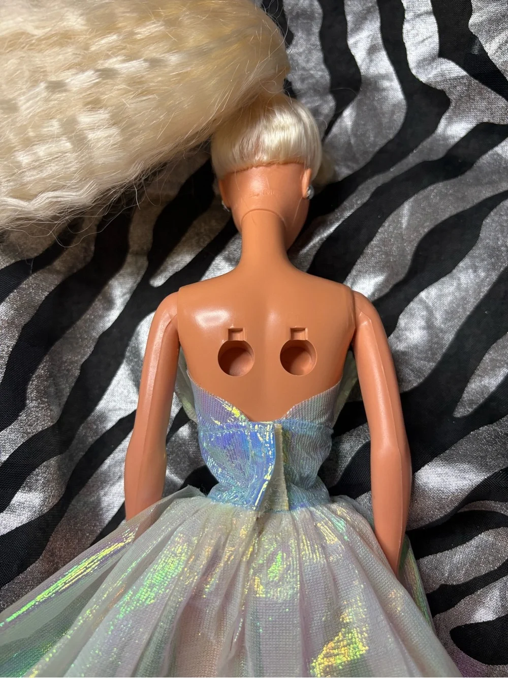 Vintage 1994 Bubble Angel Barbie Doll + Bonus Era Dresses & Shoes Lot